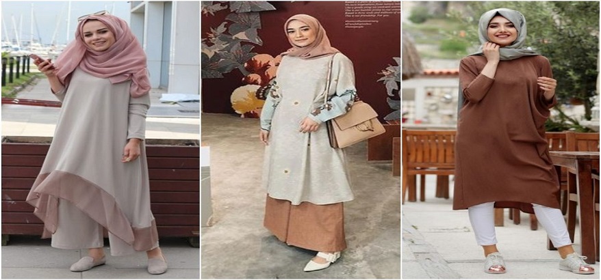 8 Potret Hijabers yang Tampil Kekinian dan Santun dengan Tunik dan Rok
