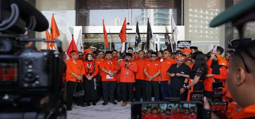 Sahrin Hamid Tegaskan Partai Gerakan Rakyat Berasal dari Aspirasi Masyarakat